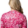 Columbia Women’s Super Tidal Tee Long Sleeve(Guava Pink/Vacay Blooms)