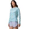 Columbia Women’s Super Tidal Tee Long Sleeve(Marine Light/Crosshatch)
