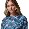 Columbia Women’s Super Tidal Tee Long Sleeve(Nocturnal/Twilight Sunflora)