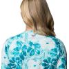 Columbia Women’s Super Tidal Tee Long Sleeve(Ocean Teal/Hazyblooms)