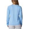 Columbia Women’s Tidal Tee II Long Sleeve Hoodie(Agate/Satin Pink Logo)