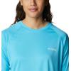 Columbia Women’s Tidal Tee II Long Sleeve Hoodie(Atoll/White Logo)