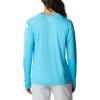 Columbia Women’s Tidal Tee II Long Sleeve Hoodie(Atoll/White Logo)