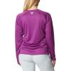 Columbia Women’s Tidal Tee II Long Sleeve Hoodie(Berry Jam/Fairytale Logo)