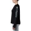 Columbia Women’s Tidal Tee II Long Sleeve Hoodie(Black  Cirrus Grey Logo)