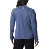Columbia Women’s Tidal Tee II Long Sleeve Hoodie(Bluestone/Red Spark Logo)