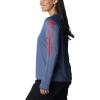 Columbia Women’s Tidal Tee II Long Sleeve Hoodie(Bluestone/Red Spark Logo)
