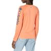Columbia Women’s Tidal Tee II Long Sleeve Hoodie(Bright Nectar/Carbon Logo)