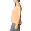 Columbia Women’s Tidal Tee II Long Sleeve Hoodie(Bright Nectar/Mint Cay Logo)