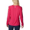 Columbia Women’s Tidal Tee II Long Sleeve Hoodie(Cactus Pink /Key West Logo)