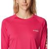 Columbia Women’s Tidal Tee II Long Sleeve Hoodie(Cactus Pink /Key West Logo)