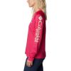 Columbia Women’s Tidal Tee II Long Sleeve Hoodie(Cactus Pink /Key West Logo)