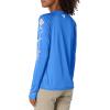 Columbia Women’s Tidal Tee II Long Sleeve Hoodie(Carbon/Red Spark Logo)