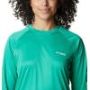 Columbia Women’s Tidal Tee II Long Sleeve Hoodie(Circuit Heather/White Logo)