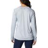 Columbia Women’s Tidal Tee II Long Sleeve Hoodie(Cirrus Grey Heather/White Logo)