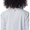 Columbia Women’s Tidal Tee II Long Sleeve Hoodie(Cirrus Grey/Ocean Blue Logo)