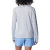 Columbia Women’s Tidal Tee II Long Sleeve Hoodie(Cirrus Grey/Ocean Blue Logo)