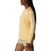 Columbia Women’s Tidal Tee II Long Sleeve Hoodie(Cocoa Butter Heather/White Logo)