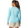 Columbia Women’s Tidal Tee II Long Sleeve Hoodie(Cocoa Butter/Salmon Logo)