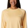 Columbia Women’s Tidal Tee II Long Sleeve Hoodie(Cocoa Butter/White Logo)