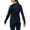 Columbia Women’s Tidal Tee II Long Sleeve Hoodie(Collegiate Navy/White Logo)
