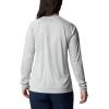 Columbia Women’s Tidal Tee II Long Sleeve Hoodie(Cool Grey Heather/White Logo)