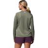 Columbia Women’s Tidal Tee II Long Sleeve Hoodie(Cypress Heather/Dark Stone Logo)