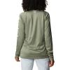 Columbia Women’s Tidal Tee II Long Sleeve Hoodie(Cypress Heather/White Logo)