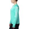 Columbia Women’s Tidal Tee II Long Sleeve Hoodie(Dolphin/White Logo)