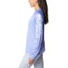 Columbia Women’s Tidal Tee II Long Sleeve Hoodie(Fairytale/White Logo)