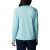 Columbia Women’s Tidal Tee II Long Sleeve Hoodie(Gullfoss Green/White Logo)