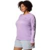 Columbia Women’s Tidal Tee II Long Sleeve Hoodie(Hydrangea/Black Logo)