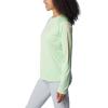 Columbia Women’s Tidal Tee II Long Sleeve Hoodie(Key West/Peach Fizz Logo)