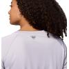 Columbia Women’s Tidal Tee II Long Sleeve Hoodie(Lavender Pearl Heather/White Logo)
