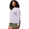 Columbia Women’s Tidal Tee II Long Sleeve Hoodie(Lavender Pearl Heather/White Logo)