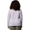 Columbia Women’s Tidal Tee II Long Sleeve Hoodie(Lavender Pearl Heather/White Logo)