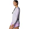 Columbia Women’s Tidal Tee II Long Sleeve Hoodie(Lavender Pearl/Hydrangea Logo)