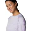 Columbia Women’s Tidal Tee II Long Sleeve Hoodie(Lavender Pearl/Hydrangea Logo)