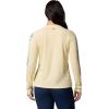 Columbia Women’s Tidal Tee II Long Sleeve Hoodie(Lemon Wash/Glaze Green Logo)