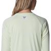 Columbia Women’s Tidal Tee II Long Sleeve Hoodie(Light Lime/White Logo)