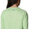 Columbia Women’s Tidal Tee II Long Sleeve Hoodie(Lime Glow Heather/Gulf Stream Logo)