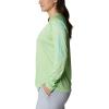 Columbia Women’s Tidal Tee II Long Sleeve Hoodie(Lime Glow Heather/Gulf Stream Logo)