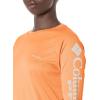 Columbia Women’s Tidal Tee II Long Sleeve Hoodie(Lime Glow/White Logo)