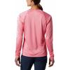 Columbia Women’s Tidal Tee II Long Sleeve Hoodie(Lychee/White Logo)