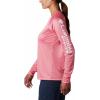 Columbia Women’s Tidal Tee II Long Sleeve Hoodie(Lychee/White Logo)