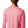 Columbia Women’s Tidal Tee II Long Sleeve Hoodie(Lychee/White Logo)