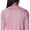 Columbia Women’s Tidal Tee II Long Sleeve Hoodie(Minuet Heather/White Logo)