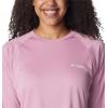 Columbia Women’s Tidal Tee II Long Sleeve Hoodie(Minuet/Tiki Pink Logo)