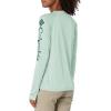 Columbia Women’s Tidal Tee II Long Sleeve Hoodie(New Mint/Waterfall Logo)