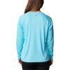 Columbia Women’s Tidal Tee II Long Sleeve Hoodie(Opal Blue/Key West Logo)